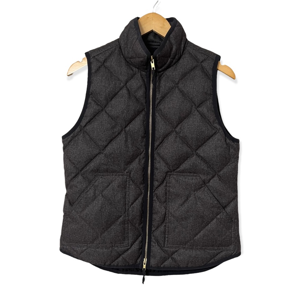 J Crew Quilted Down Vest Style C9245–Size S